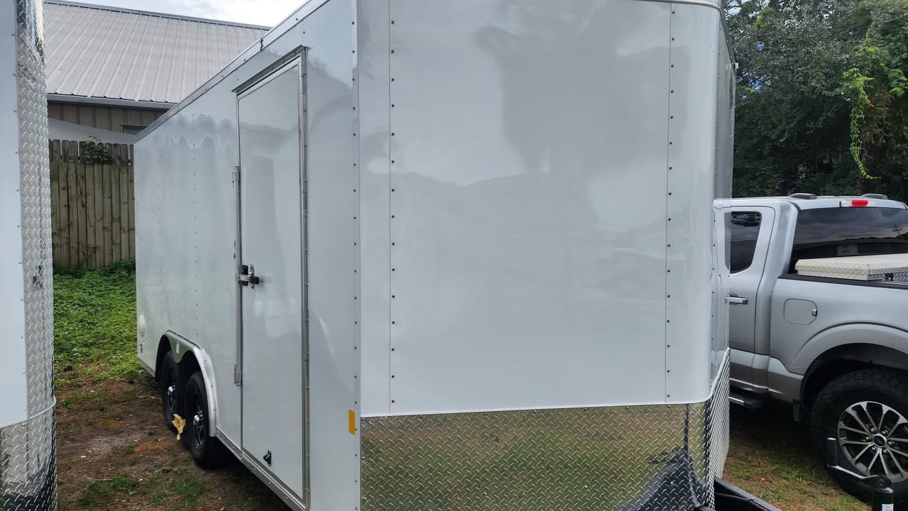 8.5x16 ta Cargo Enclosed Trailer - Thumbnail 3