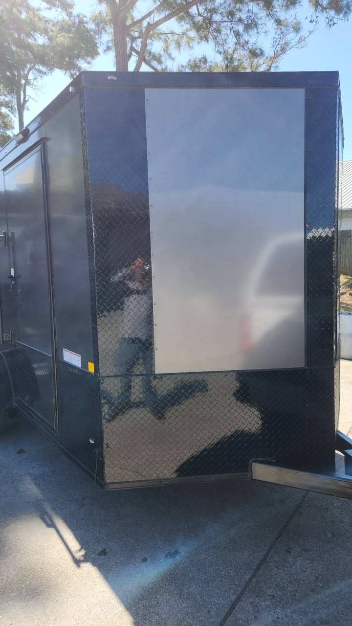 7x14 Tandem Axle Cargo/Enclosed Trailer - Thumbnail 3