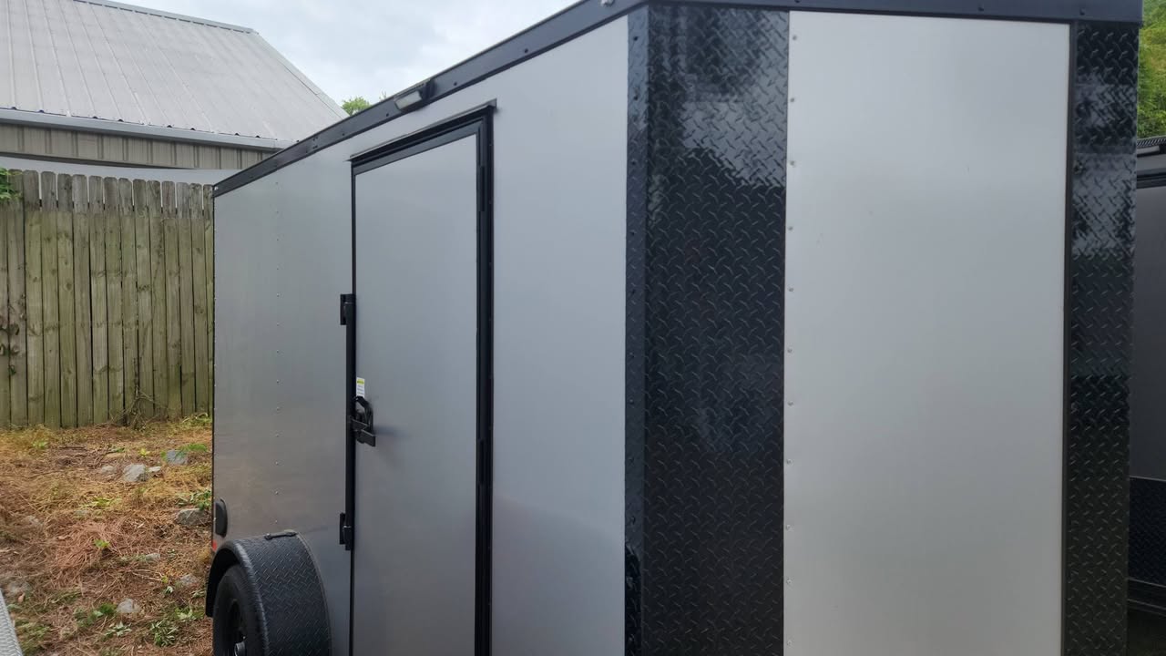 6x12 Cargo/Enclosed Trailer - Single Axle - Thumbnail 6