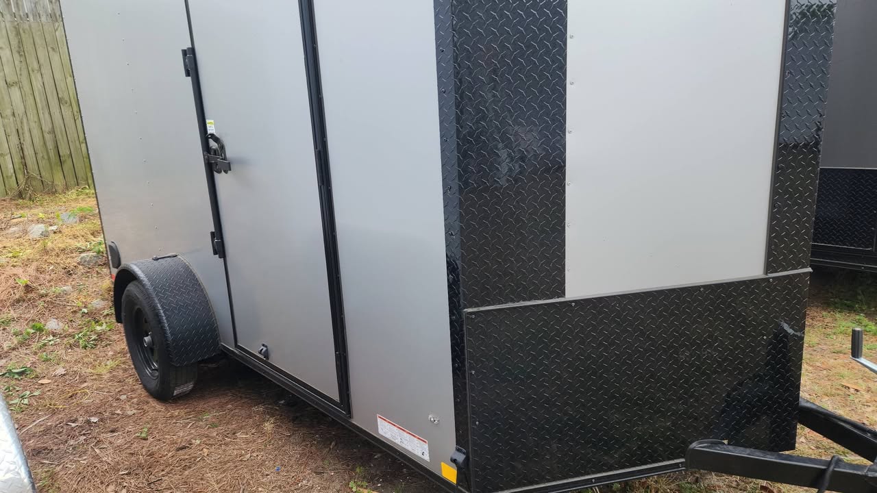 6x12 Cargo/Enclosed Trailer - Single Axle - Thumbnail 7