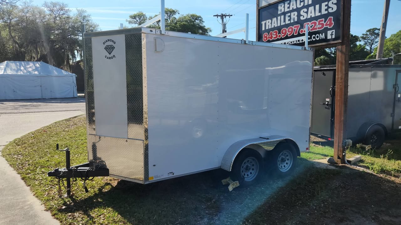 6x12 Tandem Axle Cargo/Enclosed Trailer - Thumbnail 3