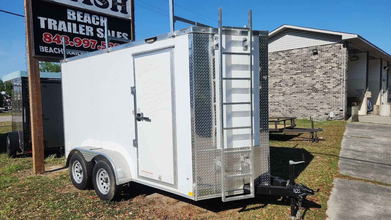 6x12 Tandem Axle Cargo/Enclosed Trailer - Thumbnail 4