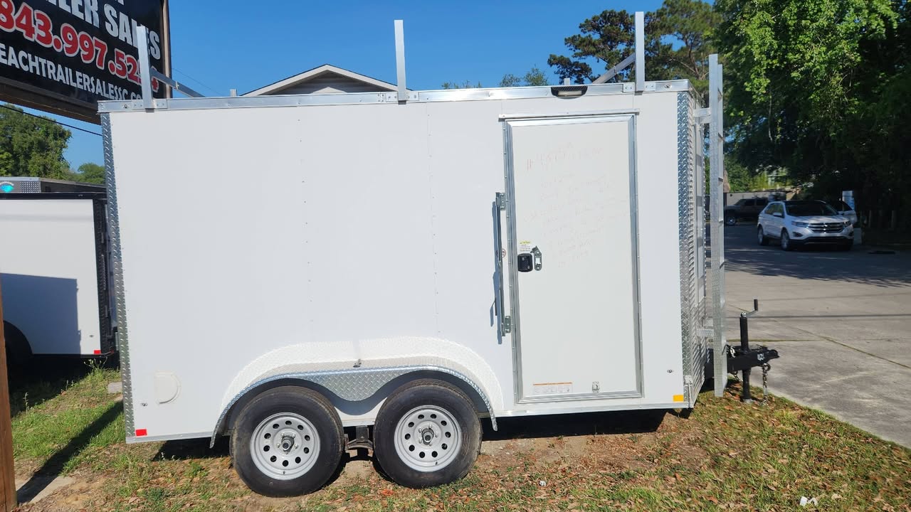 6x12 Tandem Axle Cargo/Enclosed Trailer - Thumbnail 7