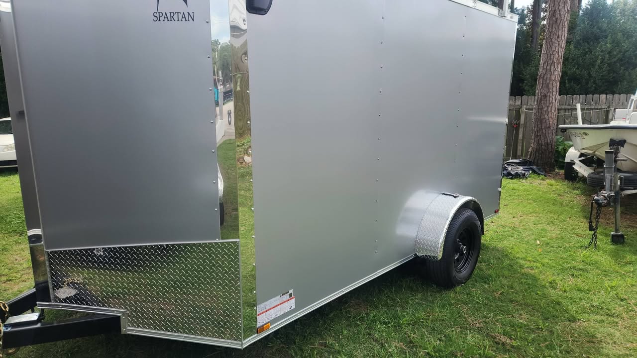 7x12 Single Axle Cargo/Enclosed Trailer - Thumbnail 6