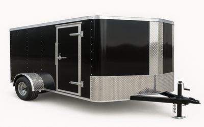 Secure enclosed trailer example